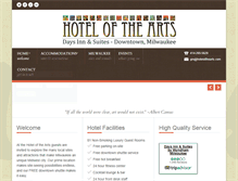 Tablet Screenshot of hotelofthearts.com